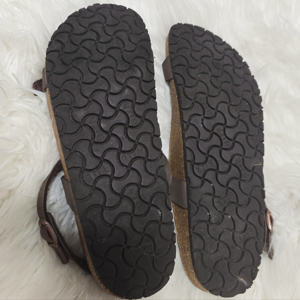 Birkenstock Daloa Brown Ankle Strap Sandals Unisex Size W11, M9 - Picture 8 of 8